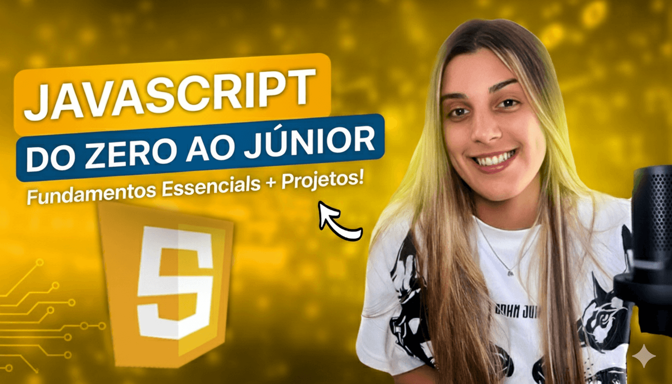 Javascript Para Iniciantes | Sintaxe básica (Tipos, Variáveis, Loops, Funções, Condicionais)